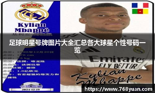 足球明星号牌图片大全汇总各大球星个性号码一览